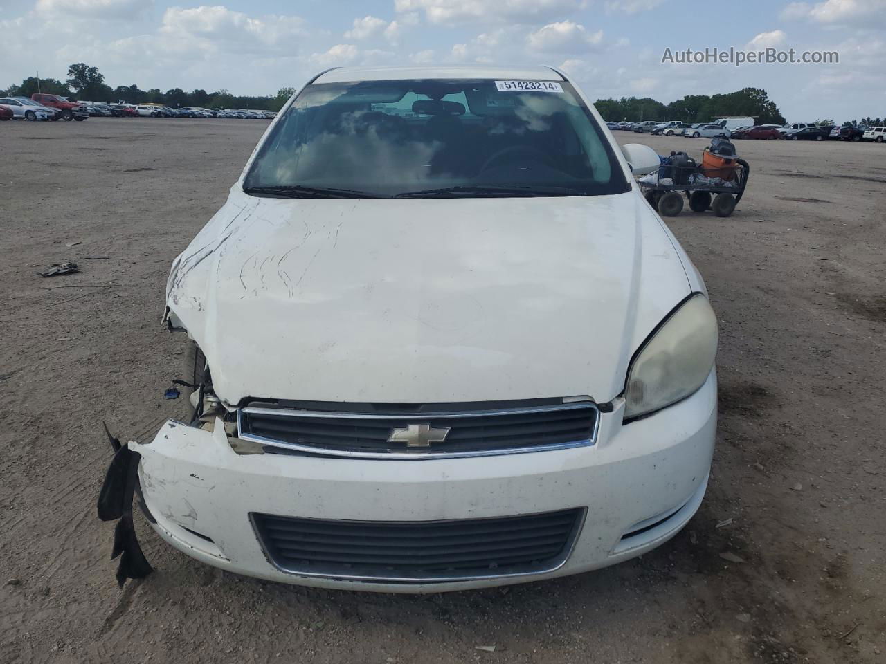 2009 Chevrolet Impala 1lt White vin: 2G1WT57K291227156