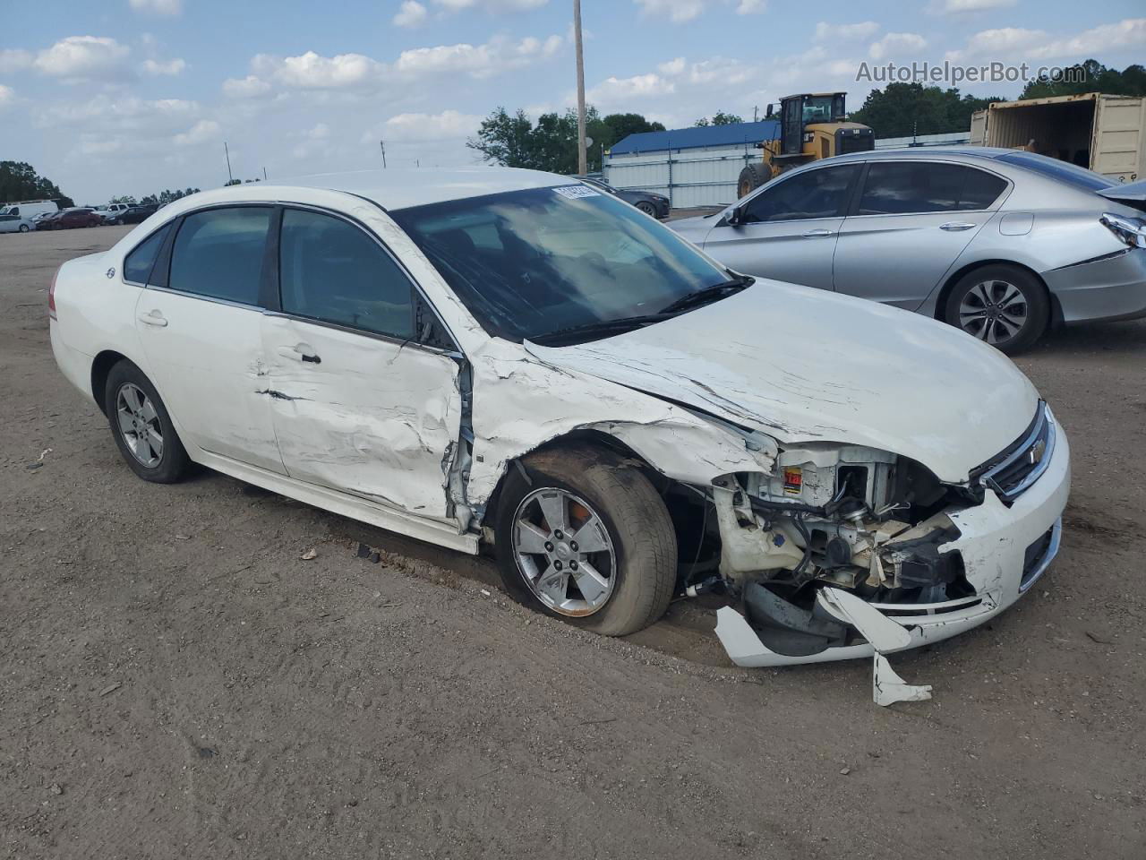 2009 Chevrolet Impala 1lt White vin: 2G1WT57K291227156