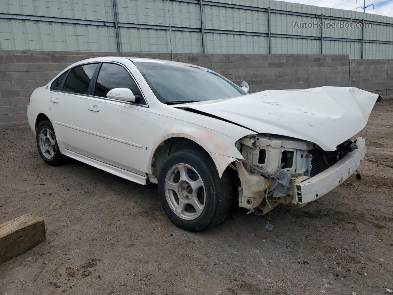 2009 Chevrolet Impala 1lt White vin: 2G1WT57K391101498