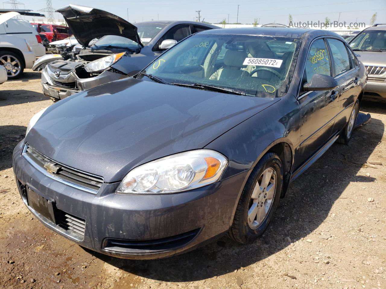 2009 Chevrolet Impala 1lt Gray vin: 2G1WT57K391180493