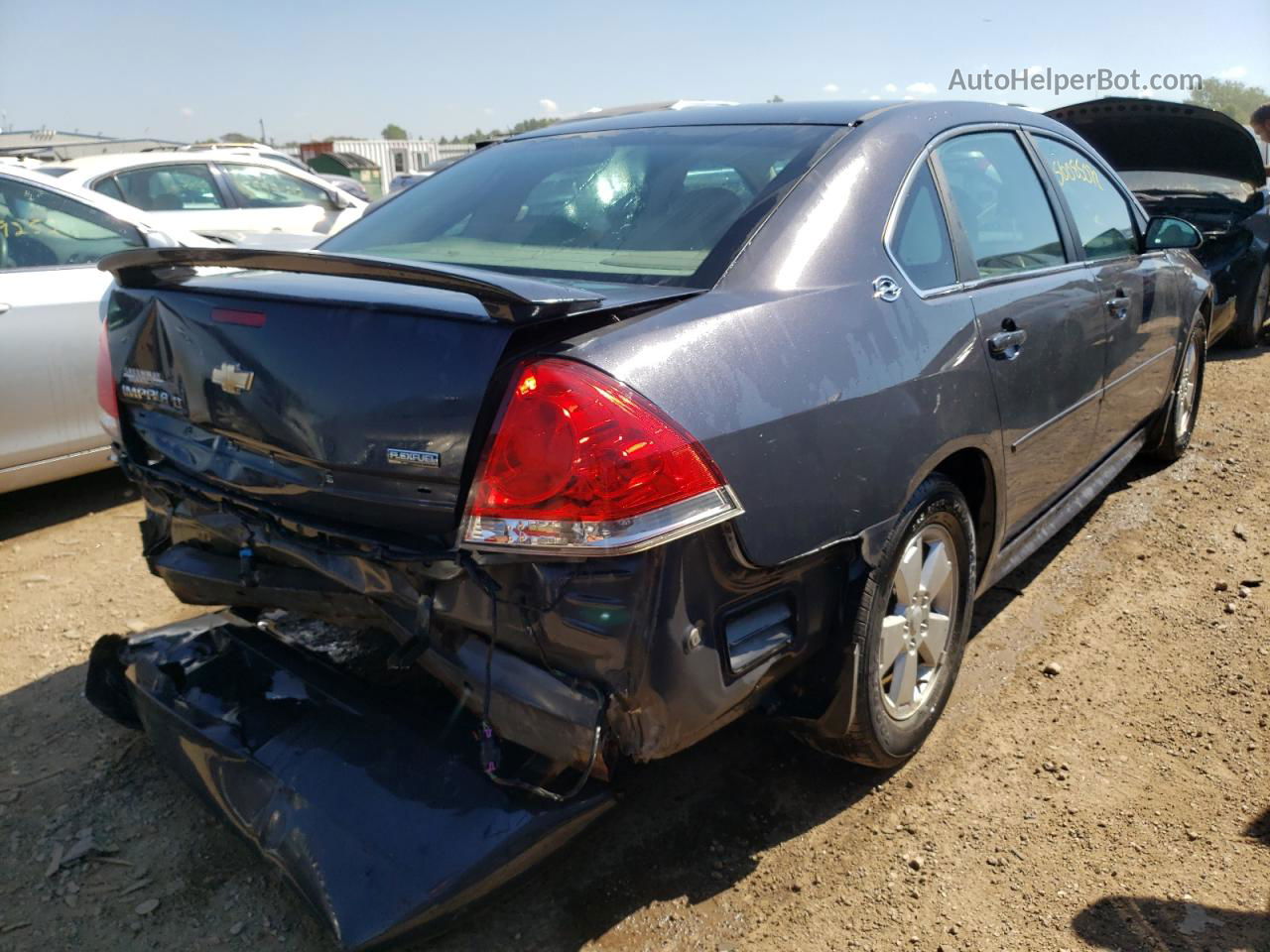 2009 Chevrolet Impala 1lt Gray vin: 2G1WT57K391180493