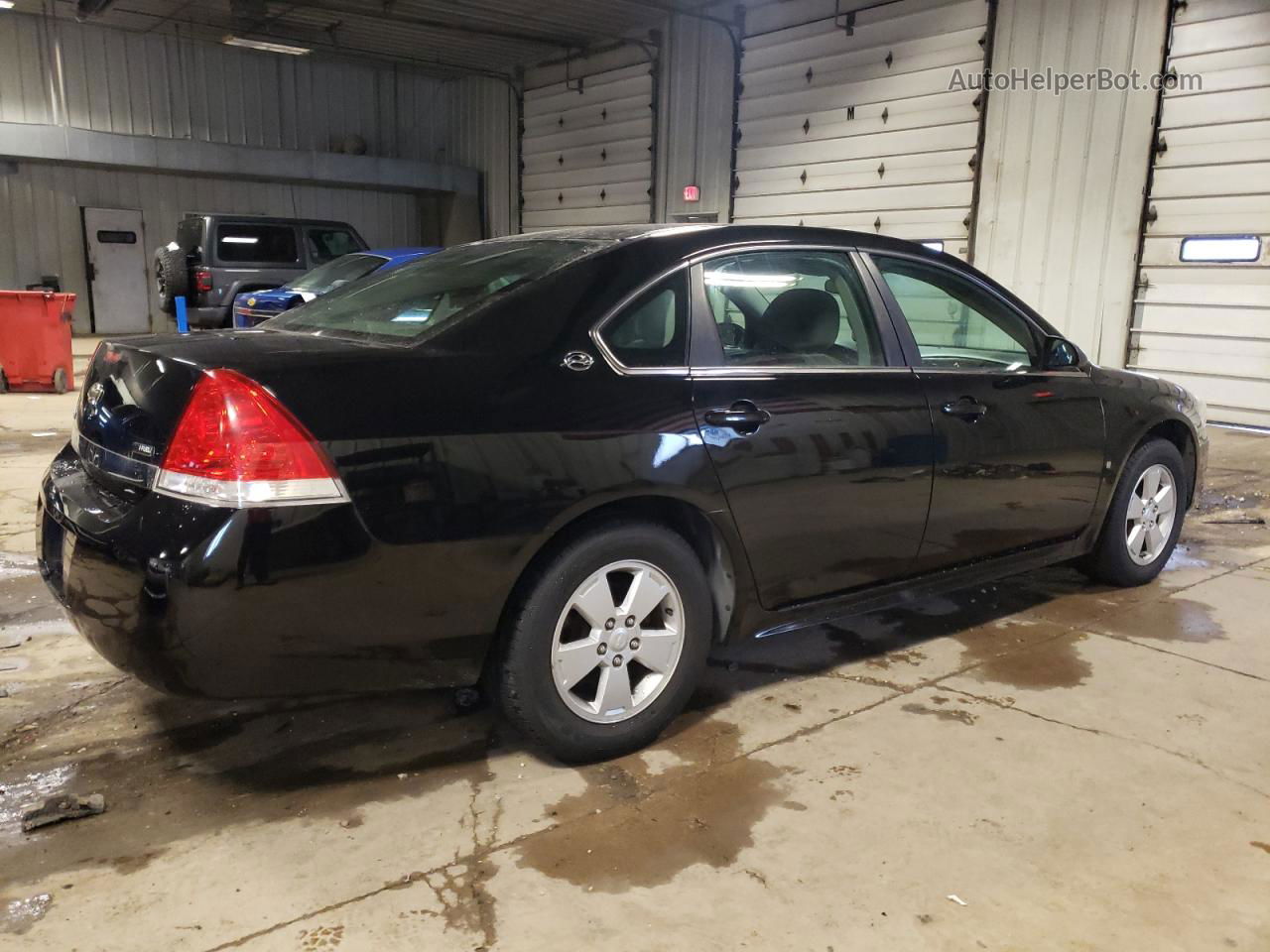 2009 Chevrolet Impala 1lt Black vin: 2G1WT57K391268749