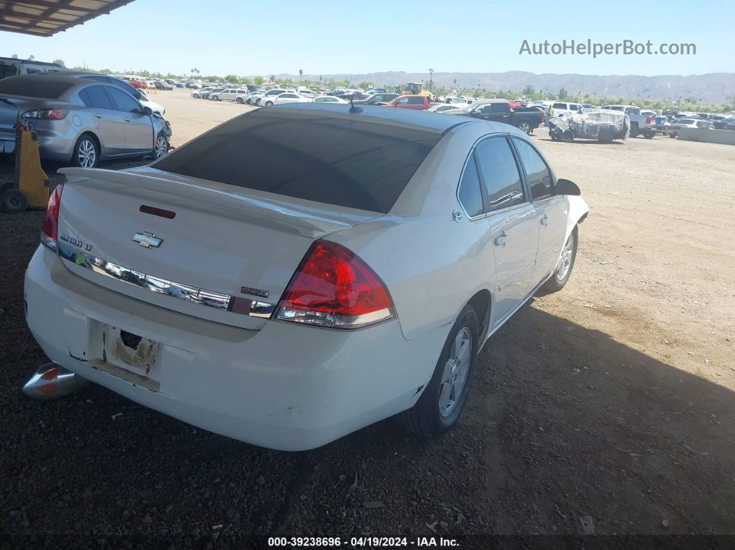 2009 Chevrolet Impala Lt White vin: 2G1WT57K391282943