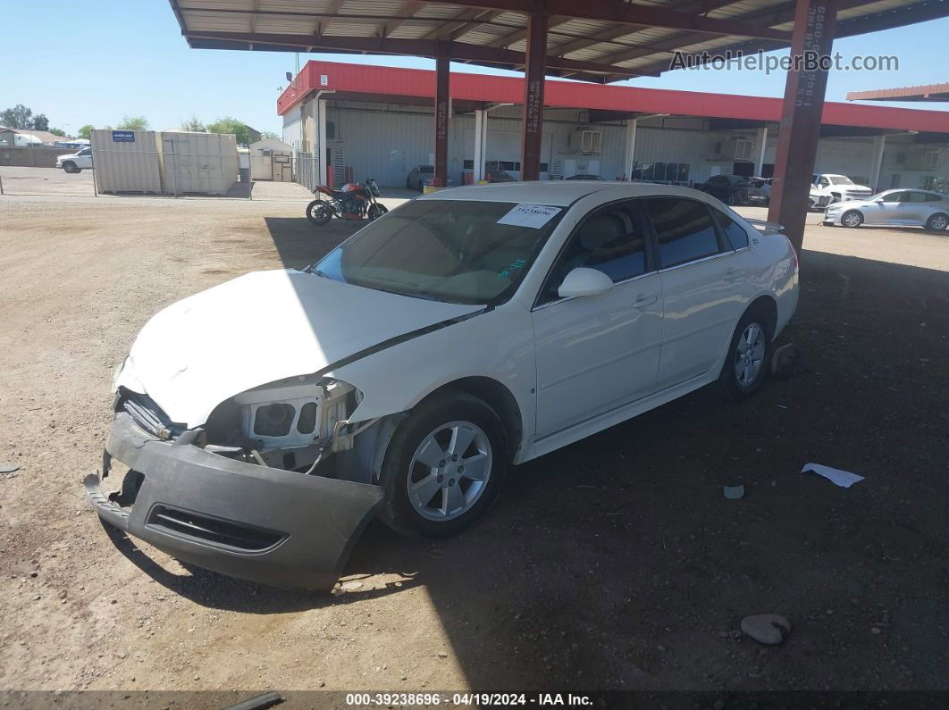 2009 Chevrolet Impala Lt White vin: 2G1WT57K391282943