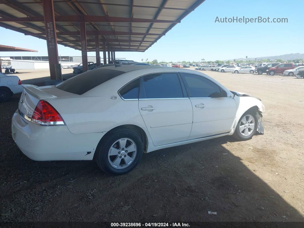 2009 Chevrolet Impala Lt White vin: 2G1WT57K391282943