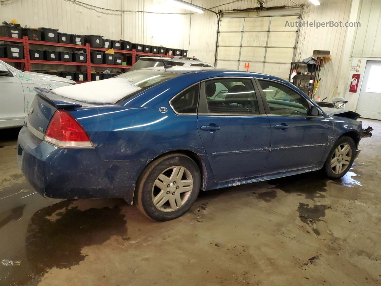 2009 Chevrolet Impala 1lt Blue vin: 2G1WT57K391291528