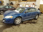 2009 Chevrolet Impala 1lt Blue vin: 2G1WT57K391291528