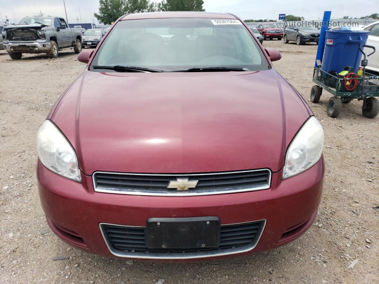 2009 Chevrolet Impala 1lt Burgundy vin: 2G1WT57K491114700