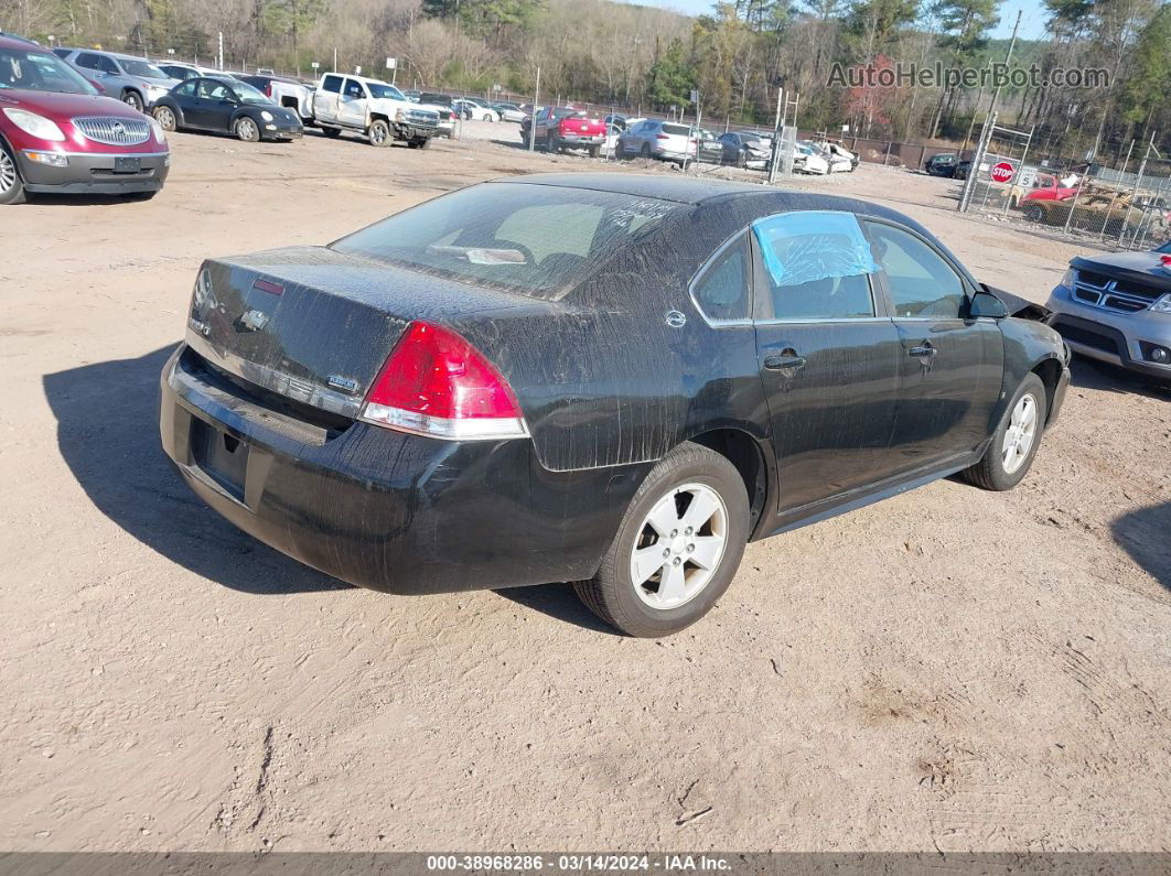 2009 Chevrolet Impala Lt Black vin: 2G1WT57K491119203