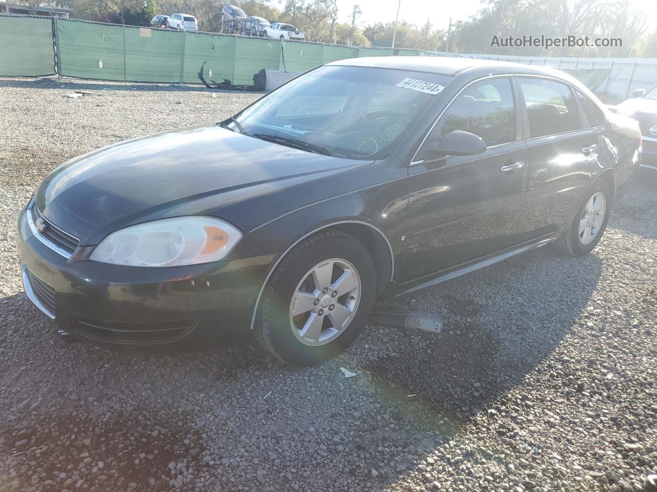 2009 Chevrolet Impala 1lt Black vin: 2G1WT57K491128032