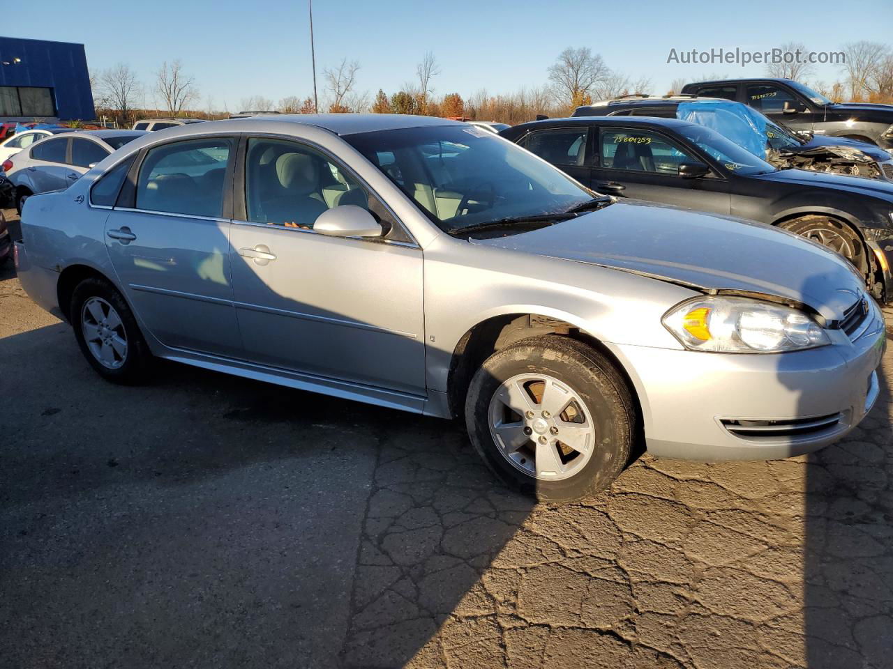 2009 Chevrolet Impala 1lt Silver vin: 2G1WT57K491143520