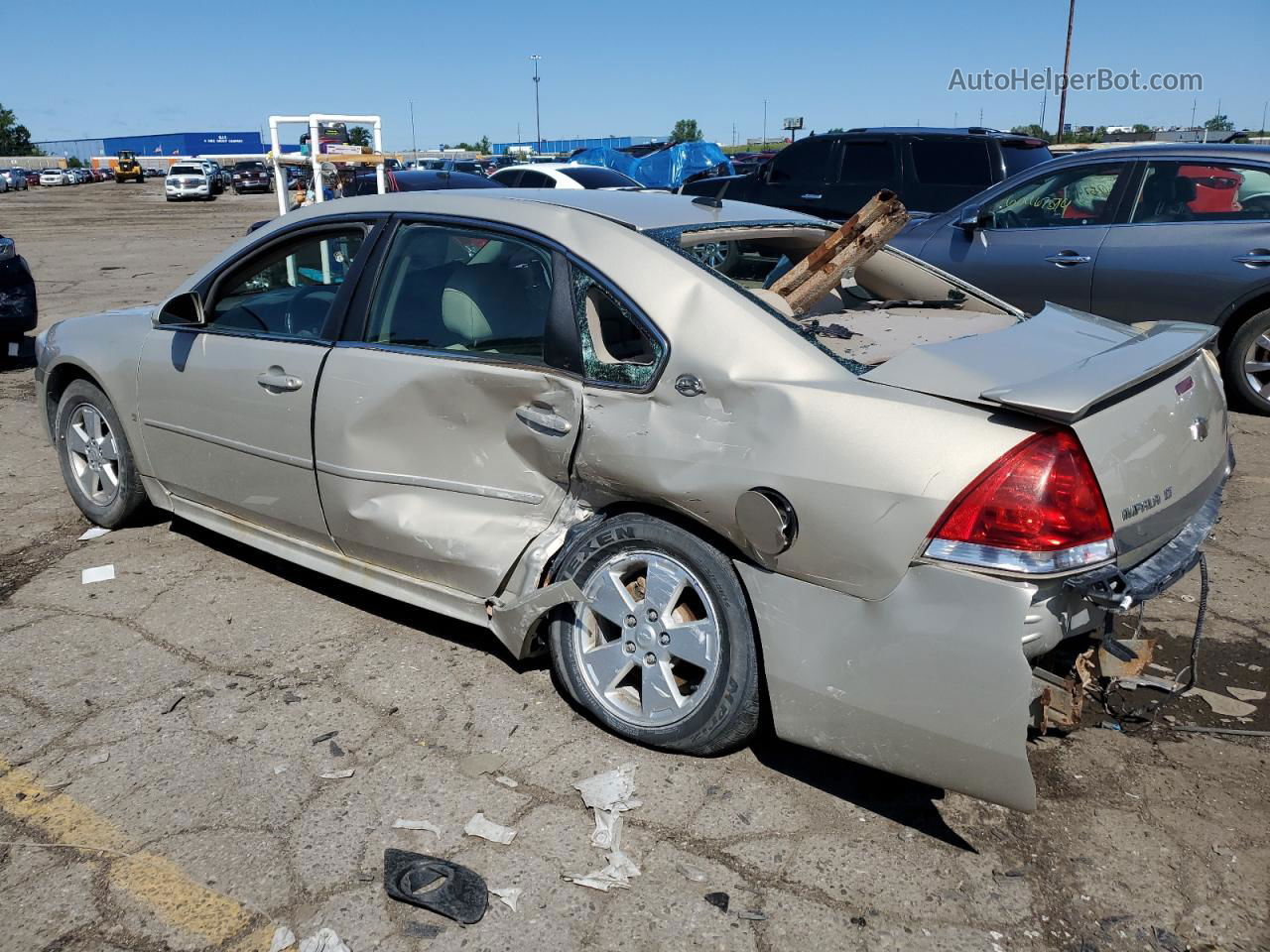 2009 Chevrolet Impala 1lt Gold vin: 2G1WT57K491147034