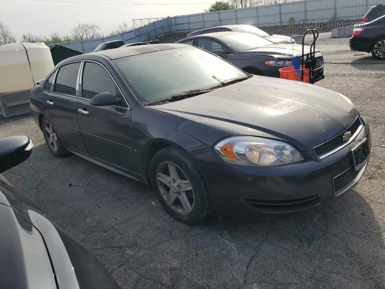 2009 Chevrolet Impala 1lt Gray vin: 2G1WT57K491211704