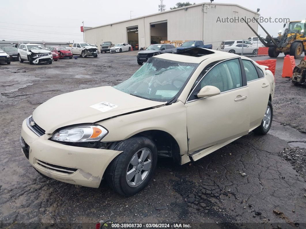 2009 Chevrolet Impala Lt Кремовый vin: 2G1WT57K491232696