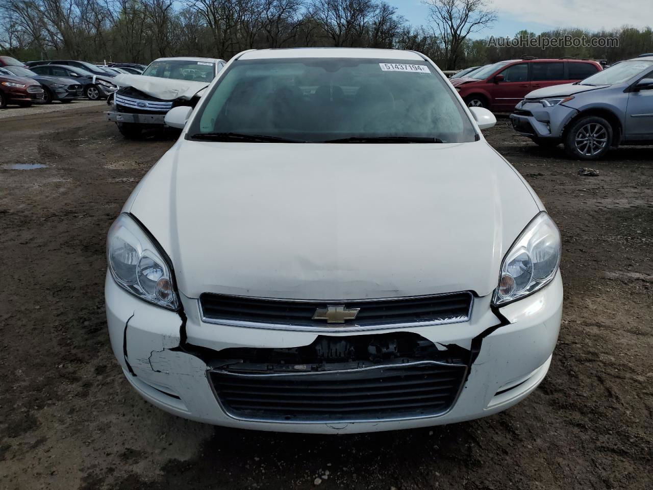 2009 Chevrolet Impala 1lt Белый vin: 2G1WT57K491240510