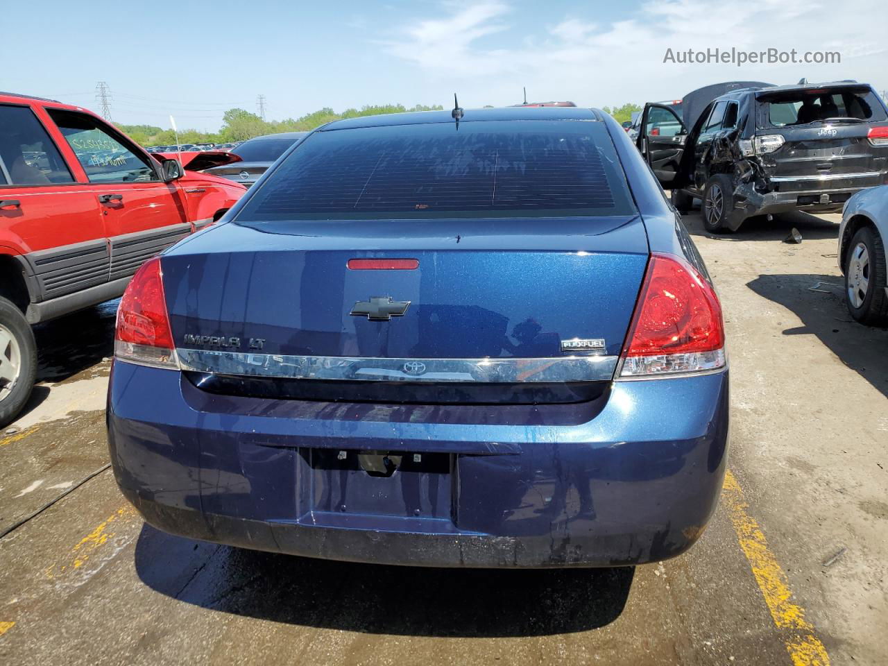 2009 Chevrolet Impala 1lt Blue vin: 2G1WT57K491288914