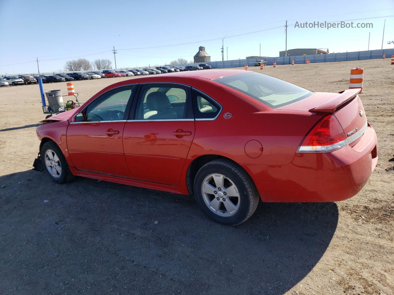 2009 Chevrolet Impala 1lt Red vin: 2G1WT57K491298987