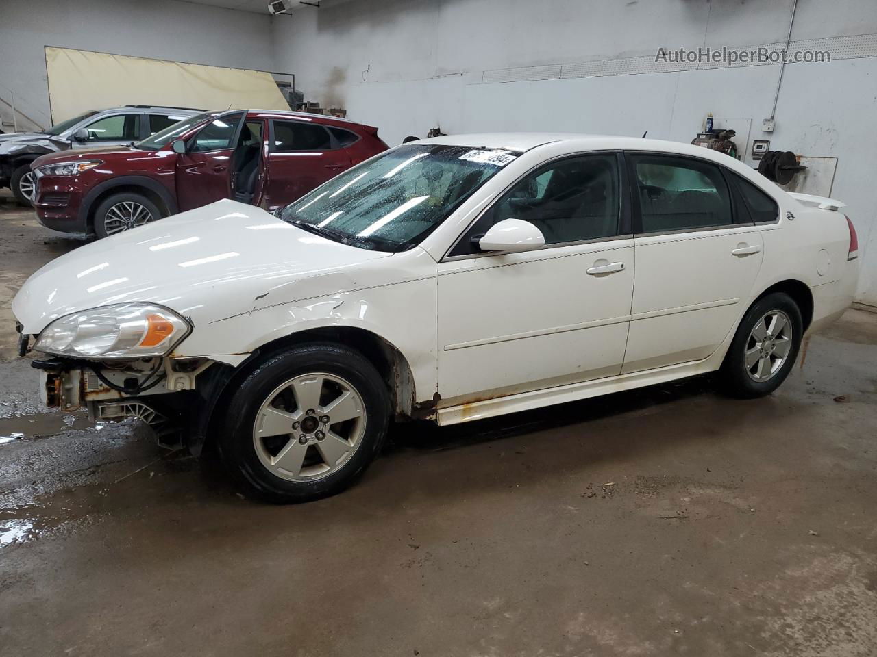 2009 Chevrolet Impala 1lt White vin: 2G1WT57K591112079