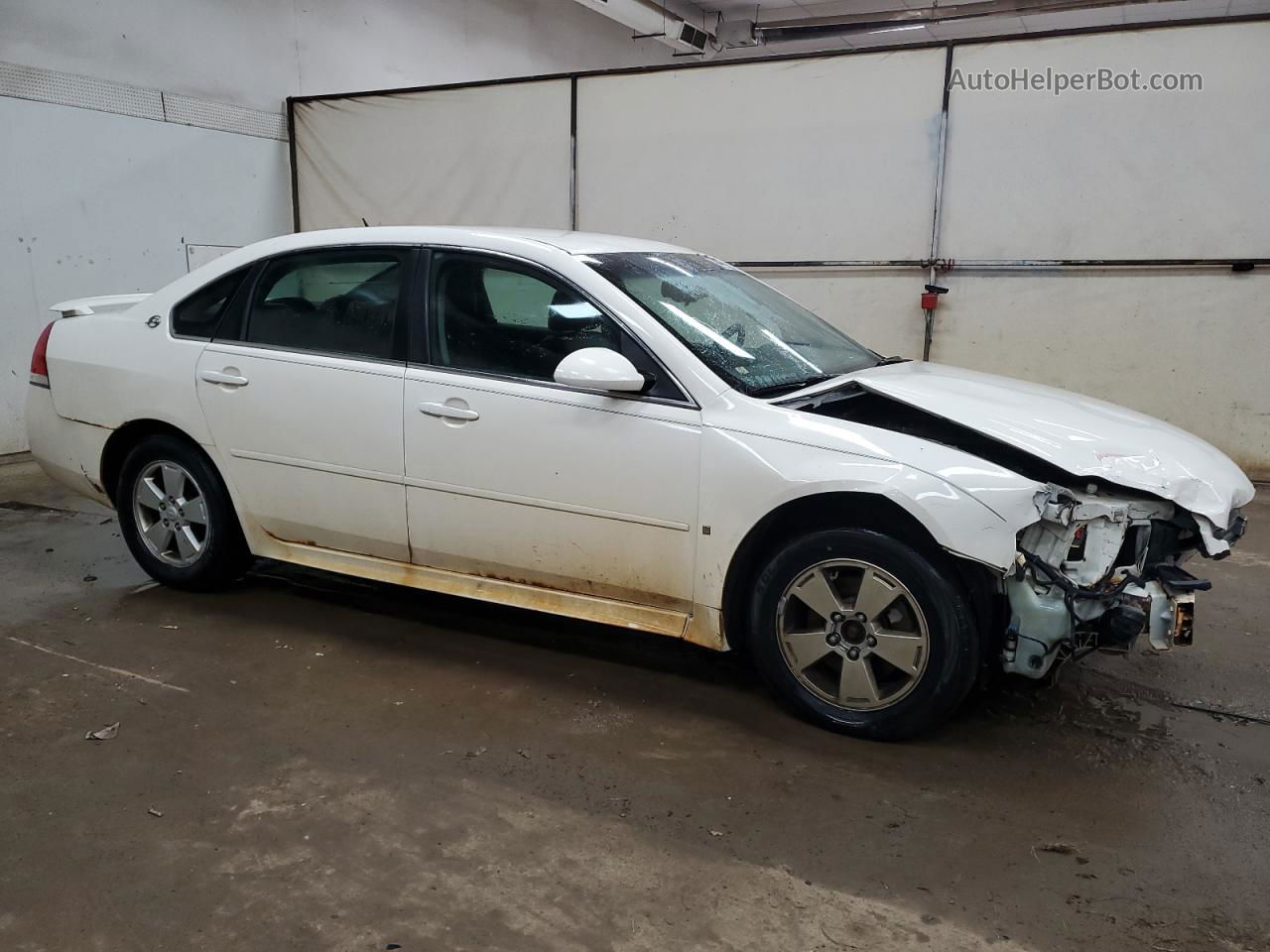 2009 Chevrolet Impala 1lt White vin: 2G1WT57K591112079