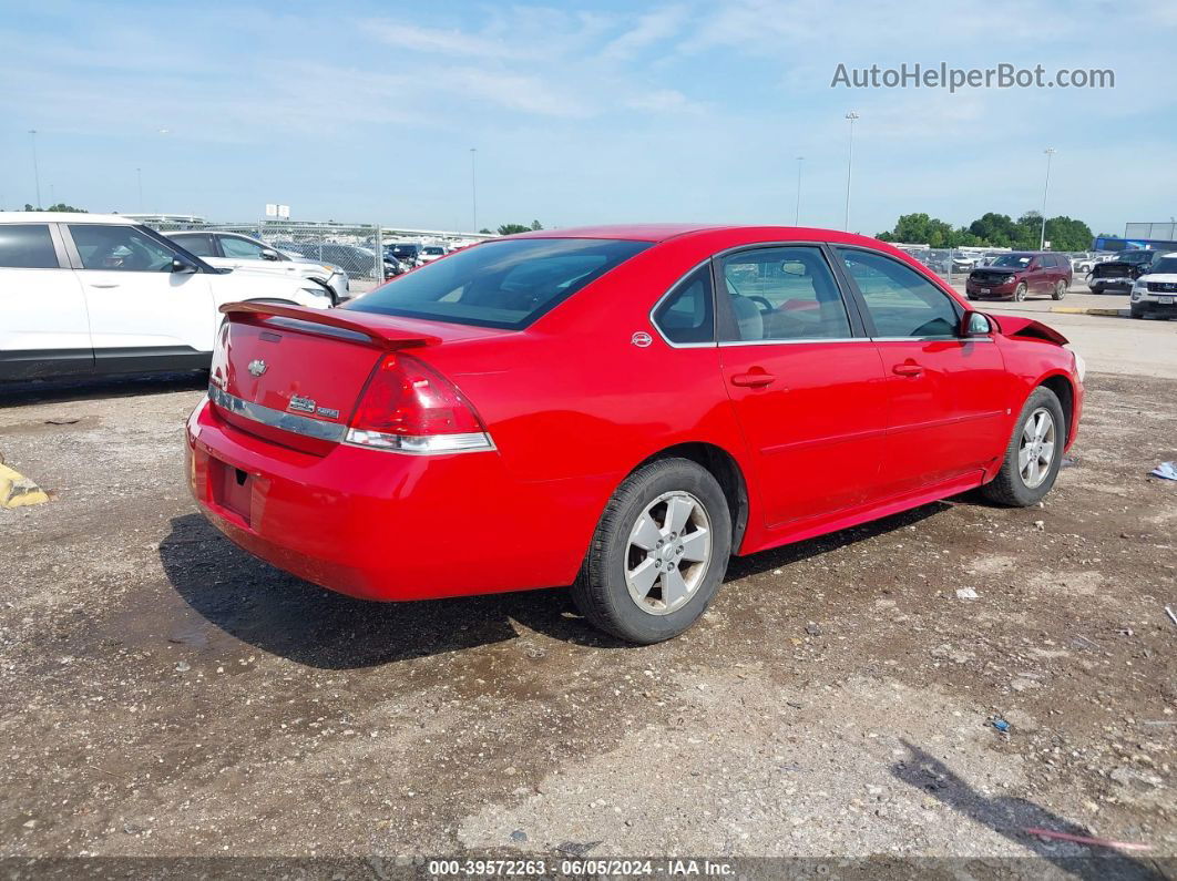 2009 Chevrolet Impala Lt Red vin: 2G1WT57K591134647