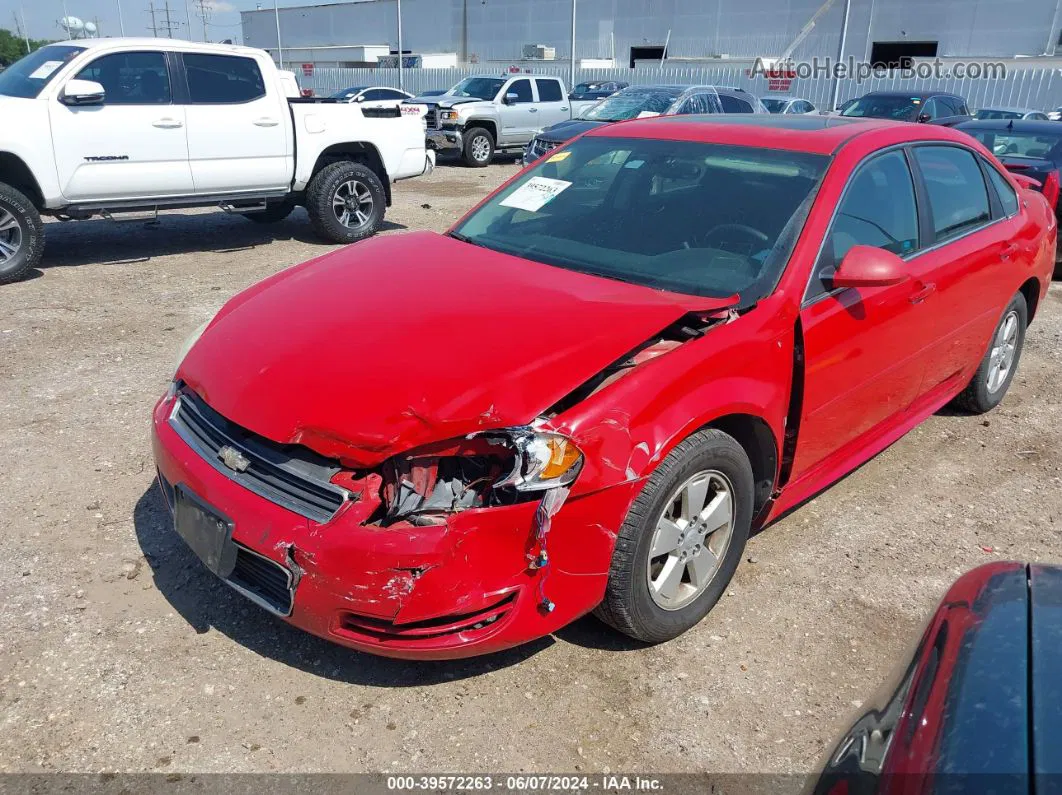 2009 Chevrolet Impala Lt Red vin: 2G1WT57K591134647