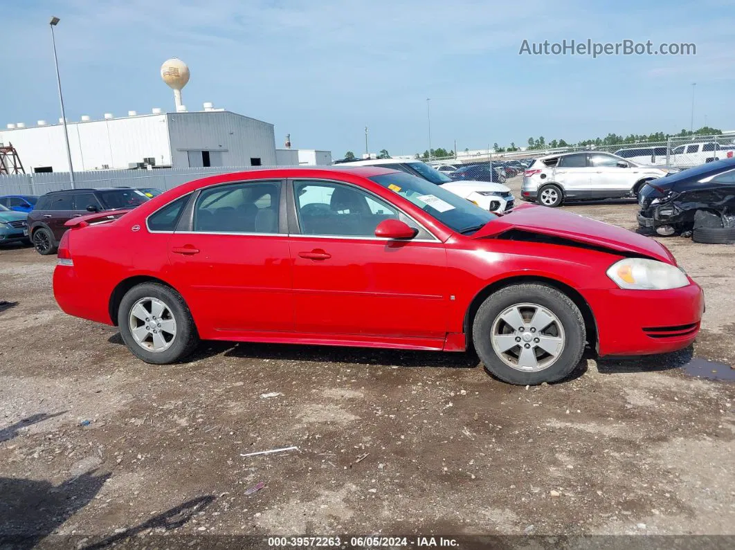 2009 Chevrolet Impala Lt Red vin: 2G1WT57K591134647