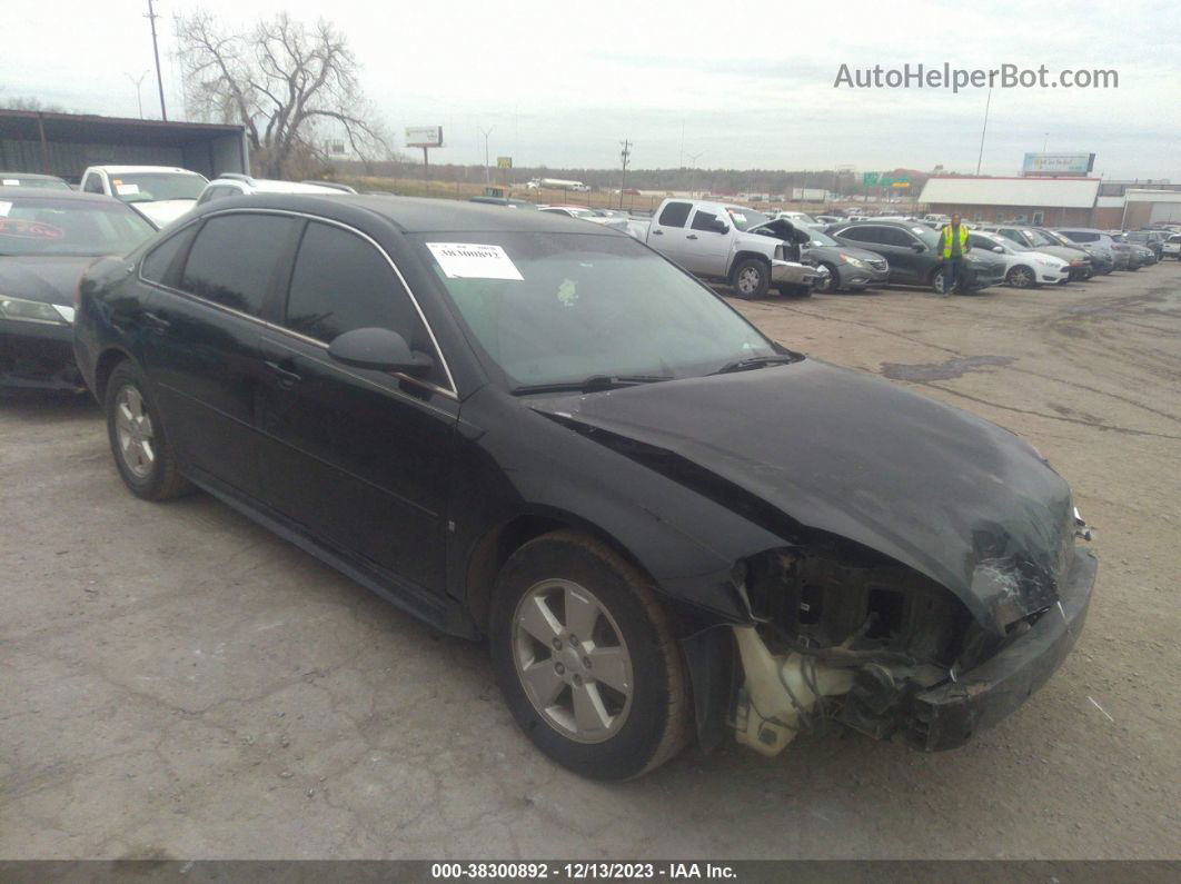 2009 Chevrolet Impala Lt Black vin: 2G1WT57K591200503