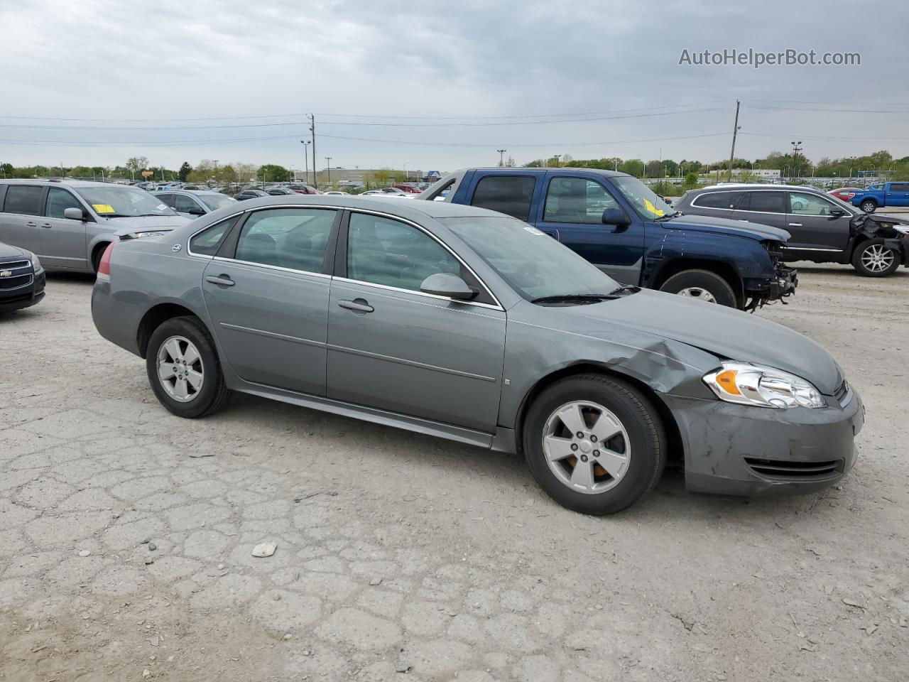 2009 Chevrolet Impala 1lt Gray vin: 2G1WT57K591231752