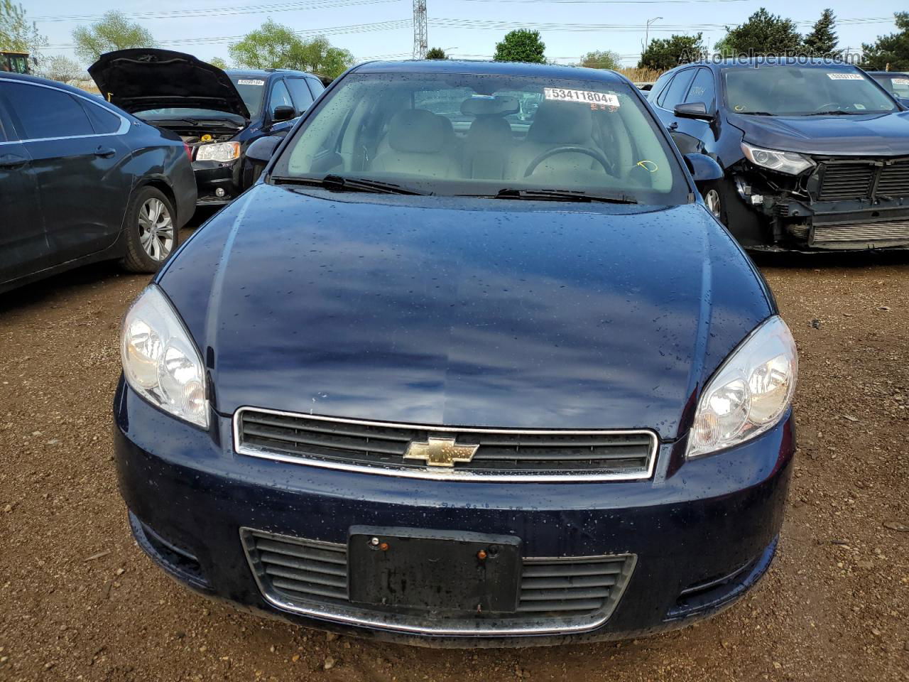 2009 Chevrolet Impala 1lt Blue vin: 2G1WT57K591243688