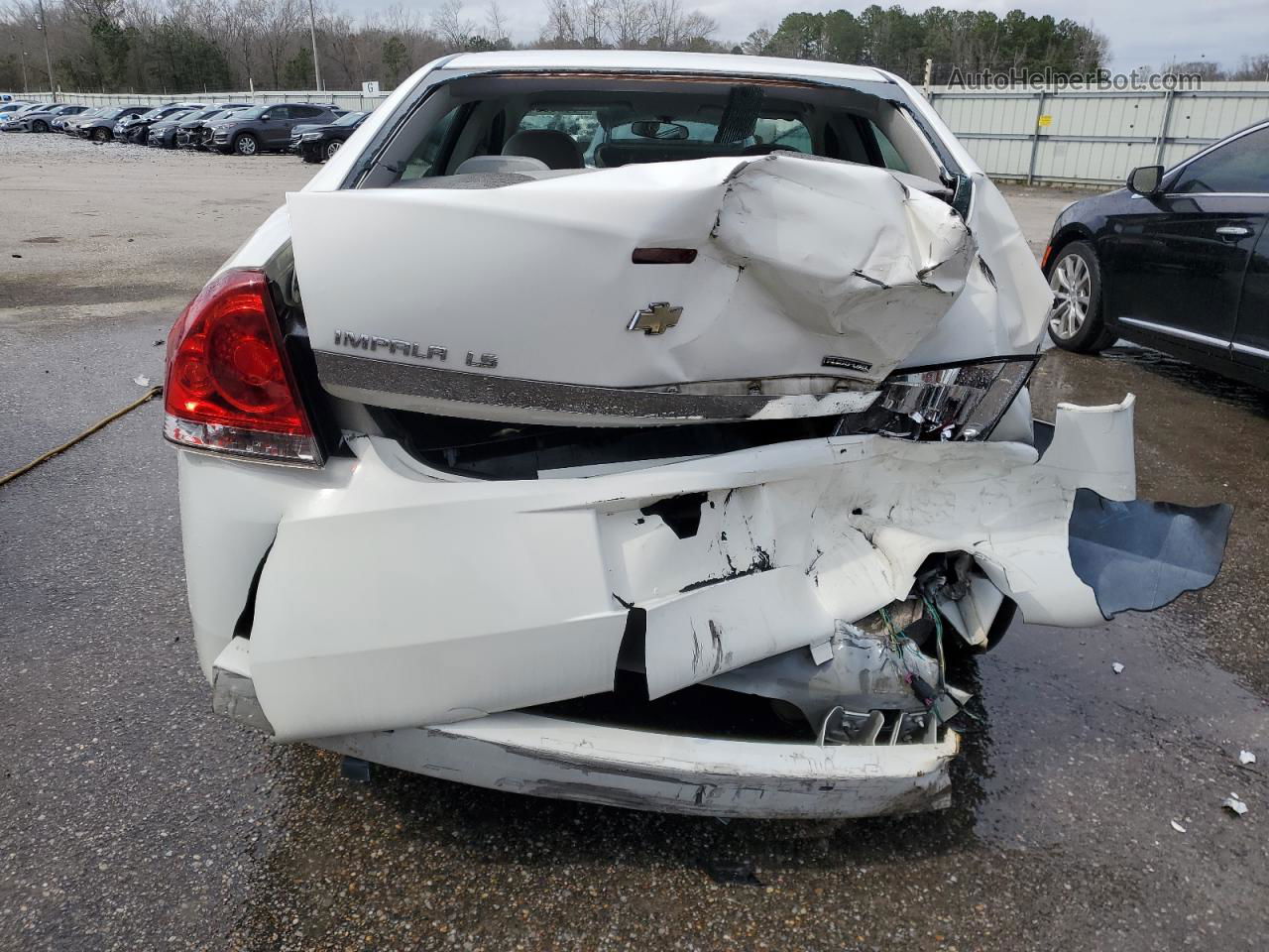 2009 Chevrolet Impala 1lt White vin: 2G1WT57K691122040