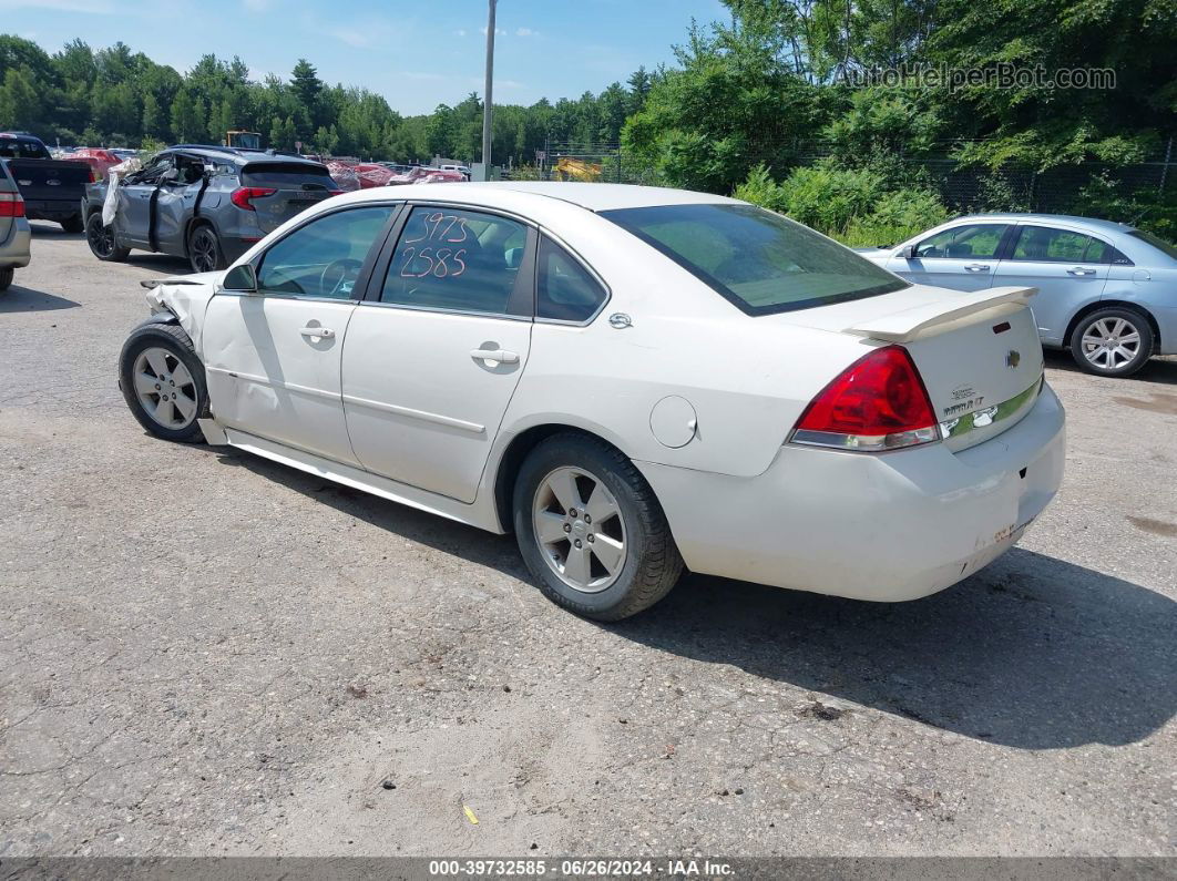 2009 Chevrolet Impala Lt White vin: 2G1WT57K691144863