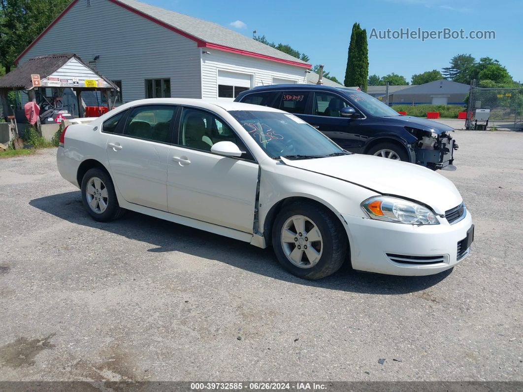 2009 Chevrolet Impala Lt White vin: 2G1WT57K691144863