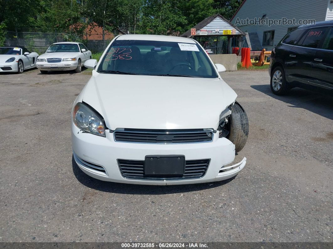 2009 Chevrolet Impala Lt White vin: 2G1WT57K691144863