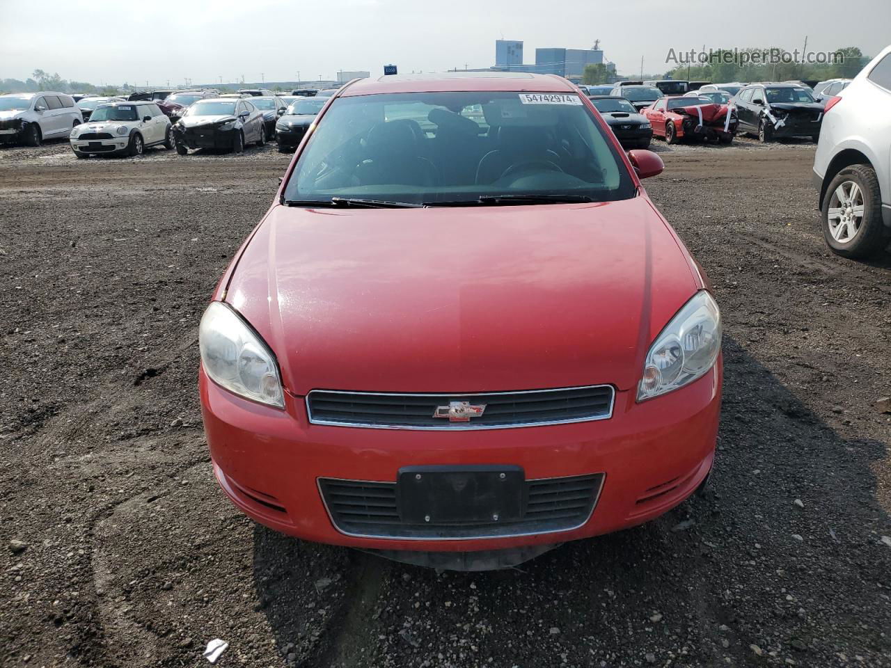 2009 Chevrolet Impala 1lt Красный vin: 2G1WT57K691158052