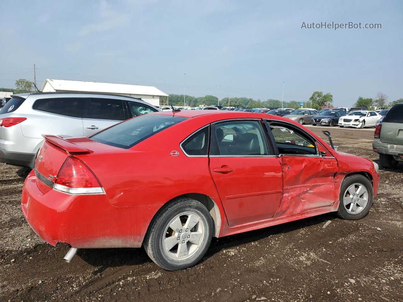 2009 Chevrolet Impala 1lt Красный vin: 2G1WT57K691158052