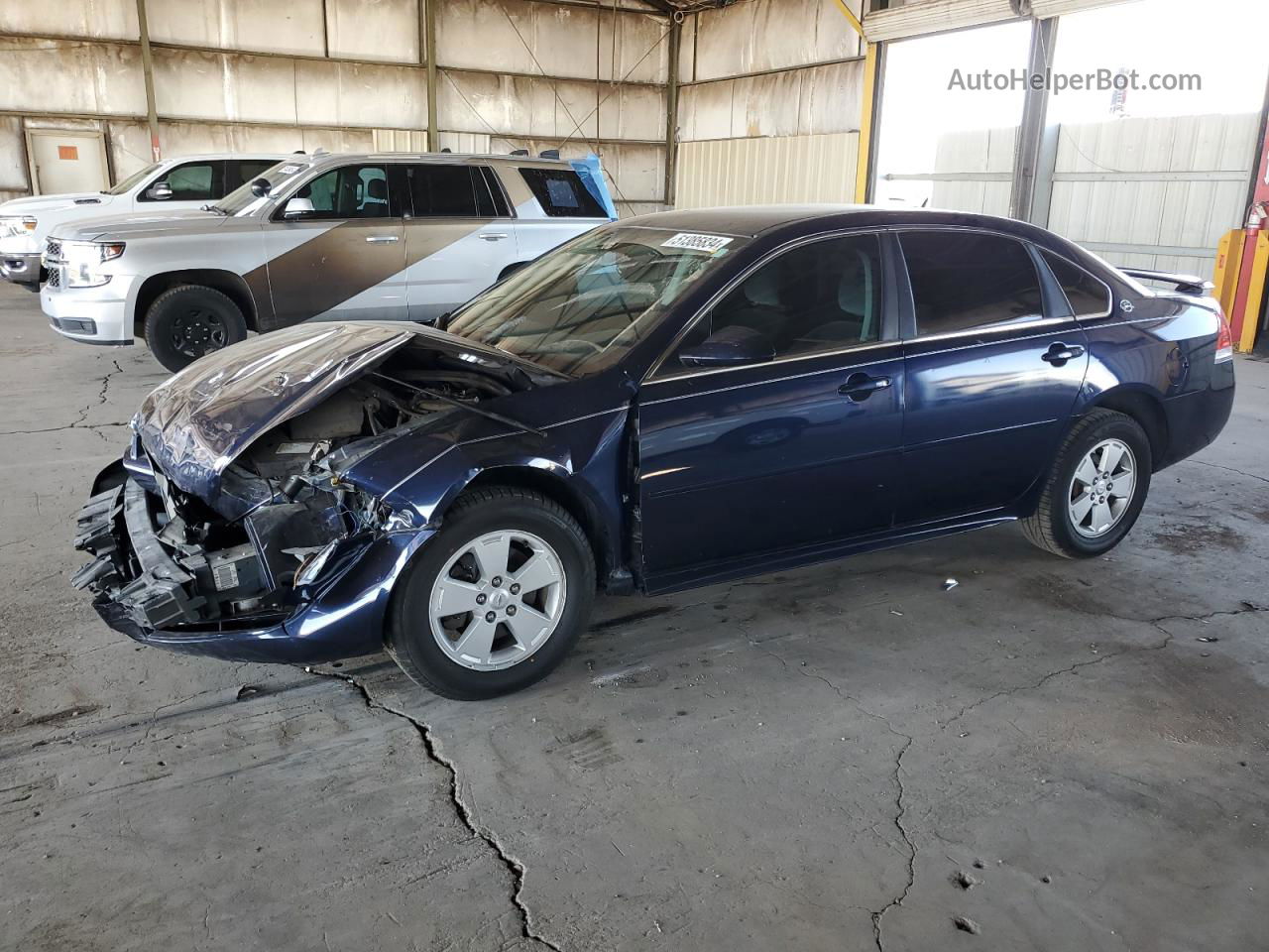 2009 Chevrolet Impala 1lt Blue vin: 2G1WT57K691239312