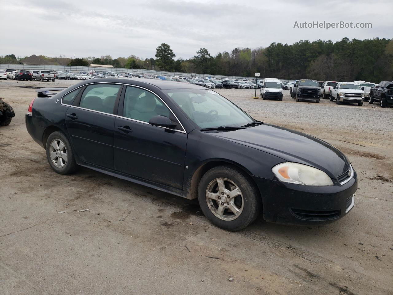 2009 Chevrolet Impala 1lt Black vin: 2G1WT57K791124699