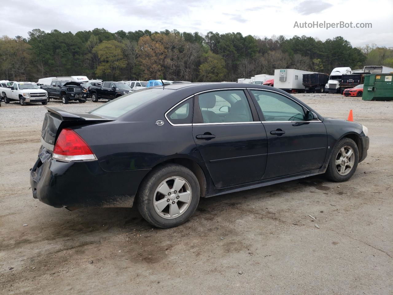 2009 Chevrolet Impala 1lt Black vin: 2G1WT57K791124699