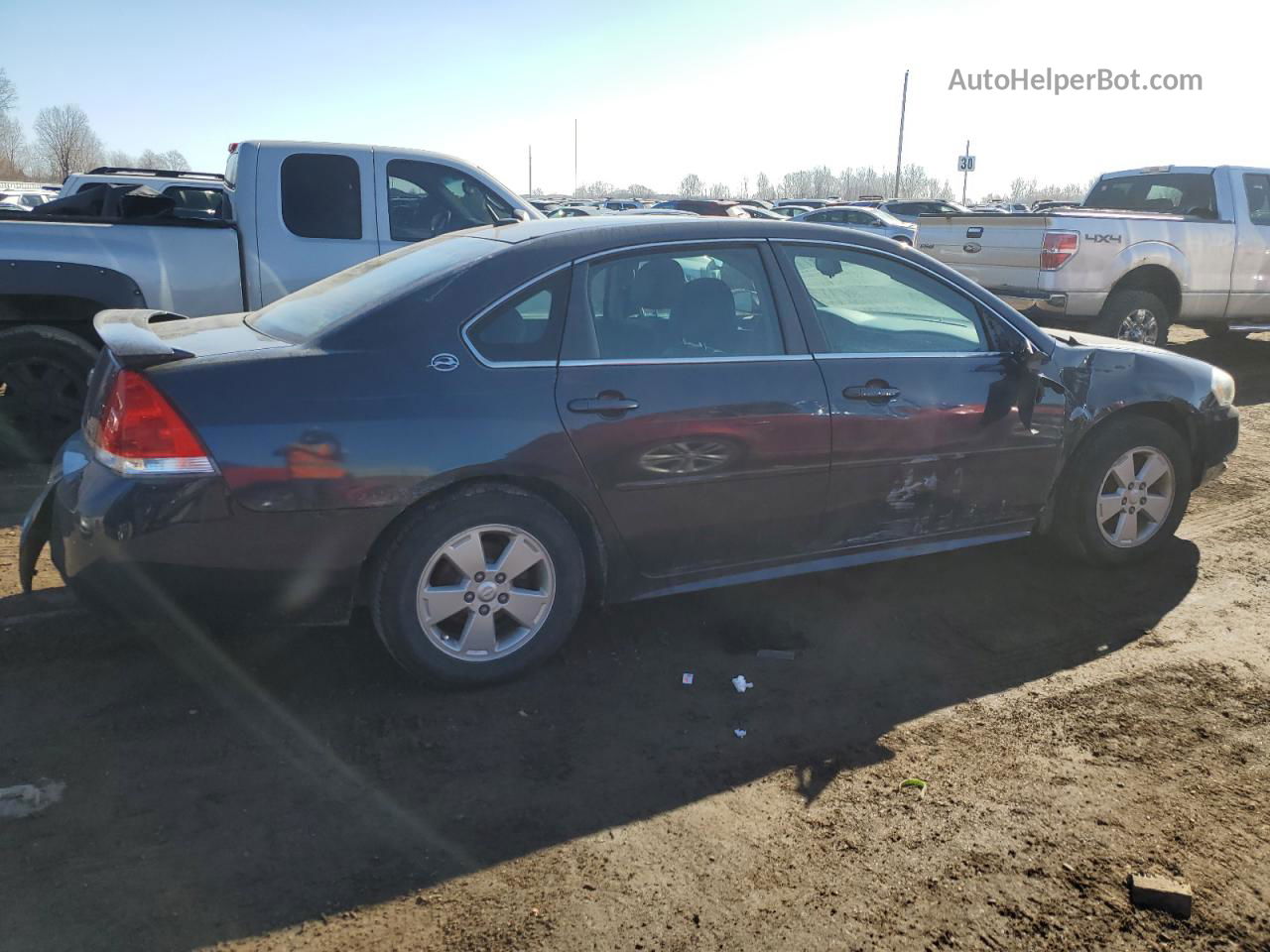 2009 Chevrolet Impala 1lt Blue vin: 2G1WT57K791131569