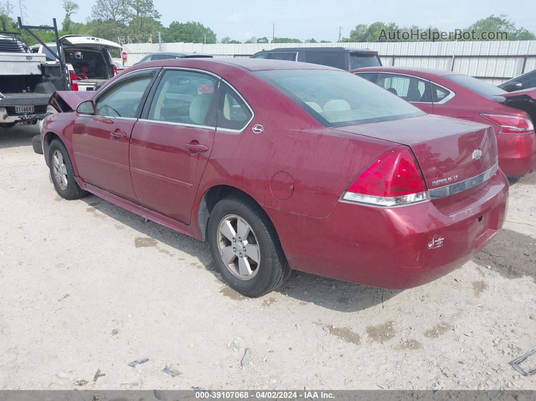 2009 Chevrolet Impala Lt Red vin: 2G1WT57K791209333