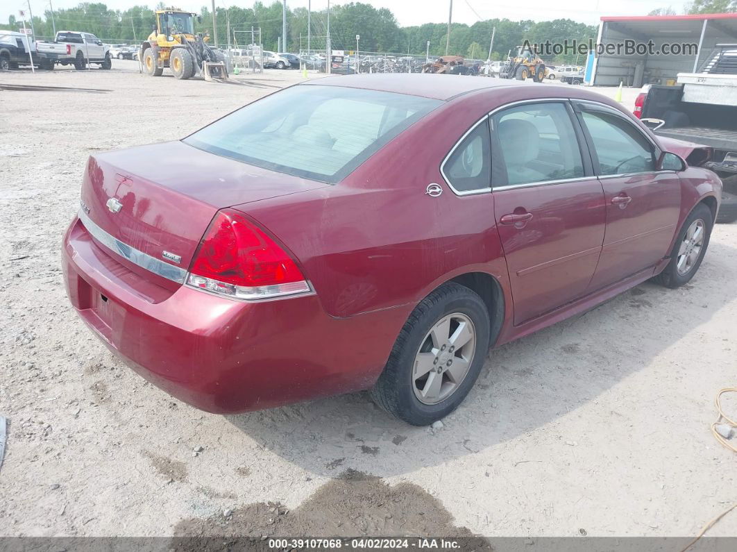 2009 Chevrolet Impala Lt Red vin: 2G1WT57K791209333