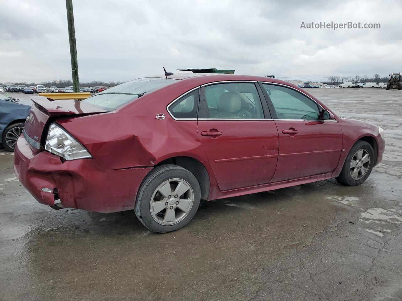 2009 Chevrolet Impala 1lt Red vin: 2G1WT57K791254174