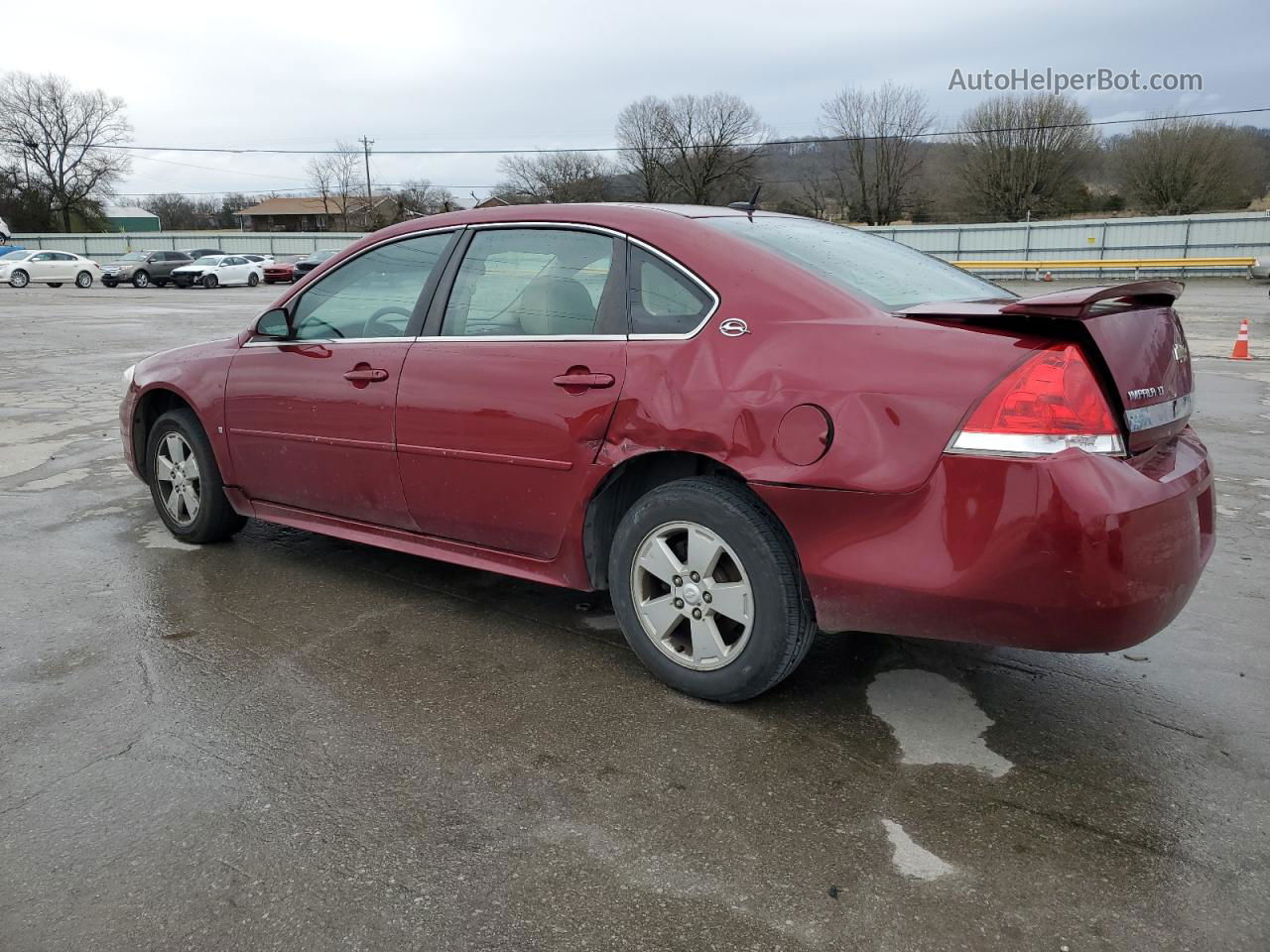 2009 Chevrolet Impala 1lt Красный vin: 2G1WT57K791254174