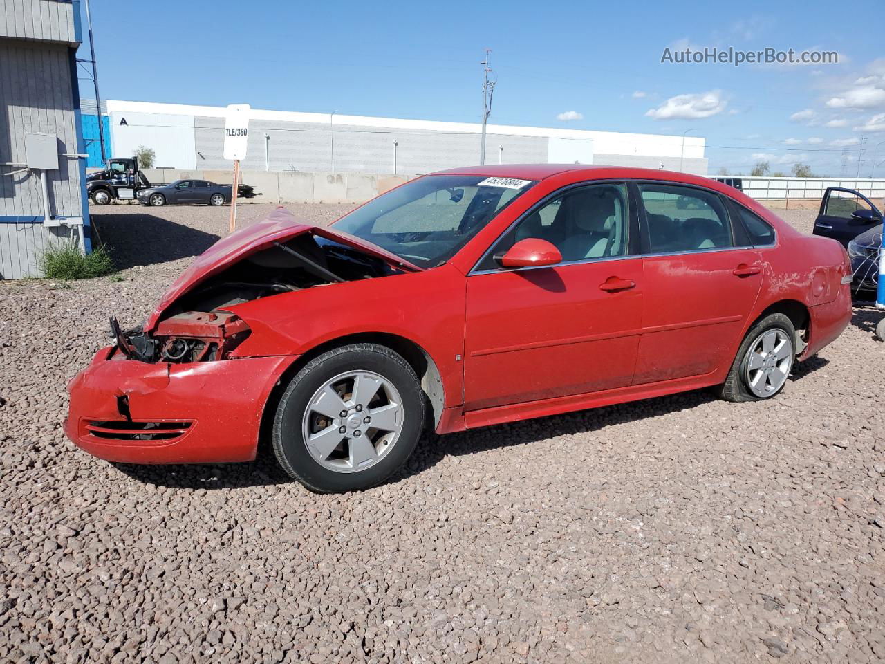 2009 Chevrolet Impala 1lt Red vin: 2G1WT57K791260511