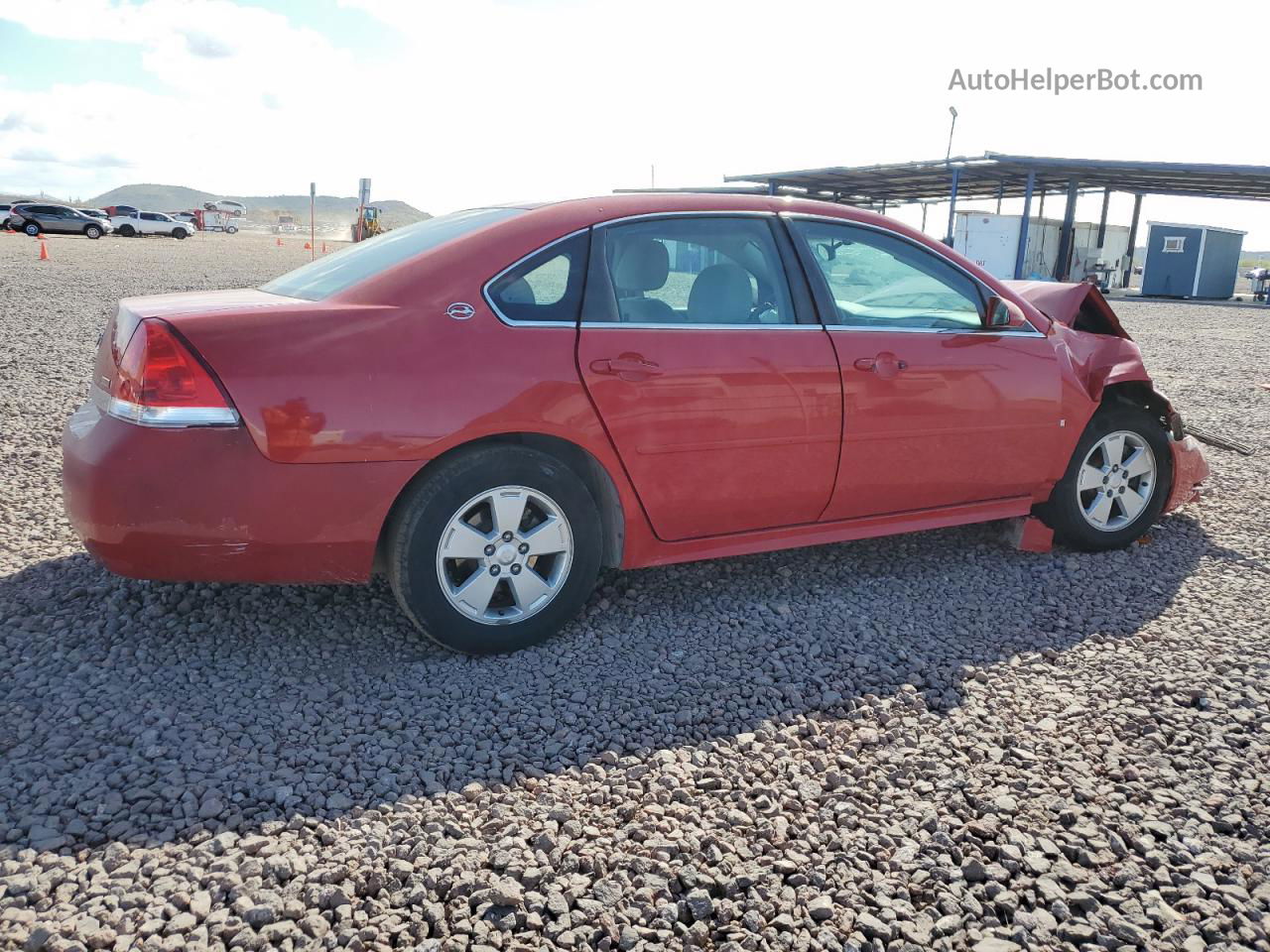 2009 Chevrolet Impala 1lt Красный vin: 2G1WT57K791260511