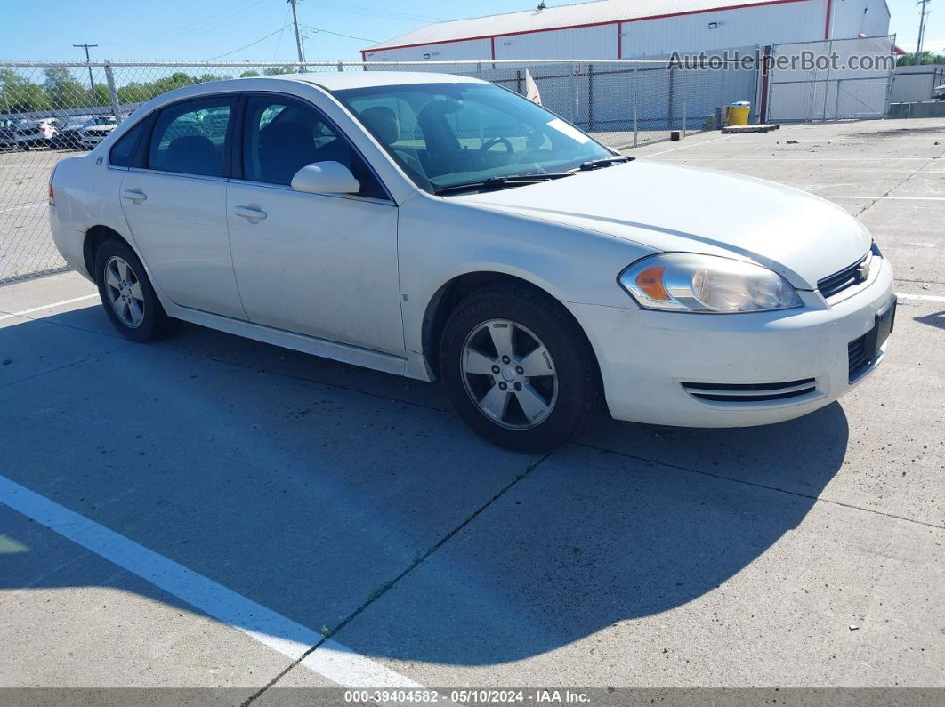 2009 Chevrolet Impala Lt White vin: 2G1WT57K891105322