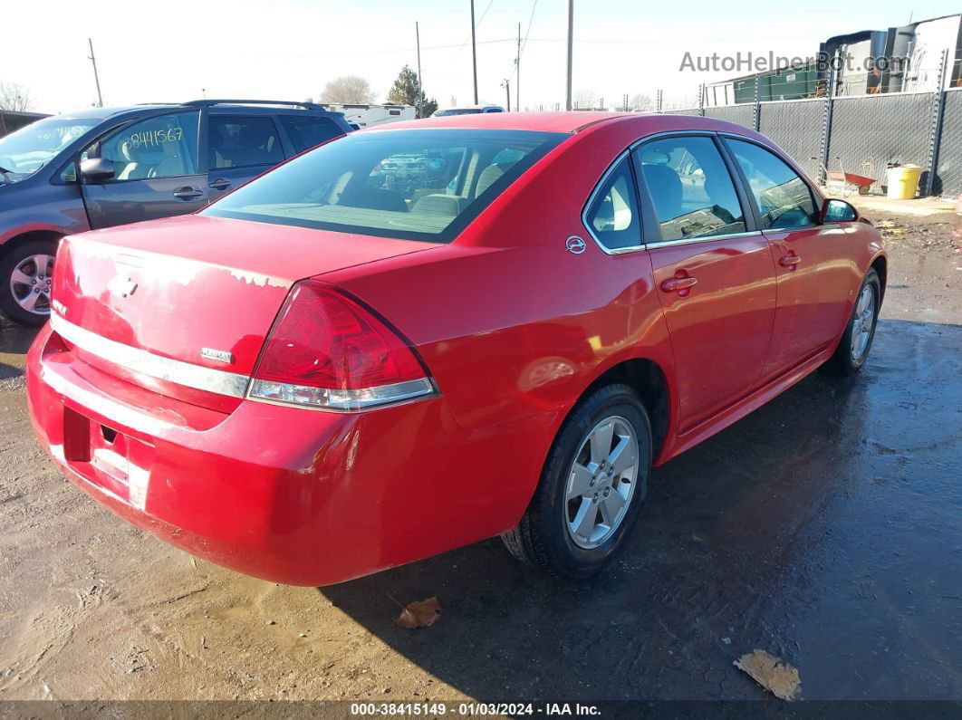 2009 Chevrolet Impala Lt Red vin: 2G1WT57K891133461