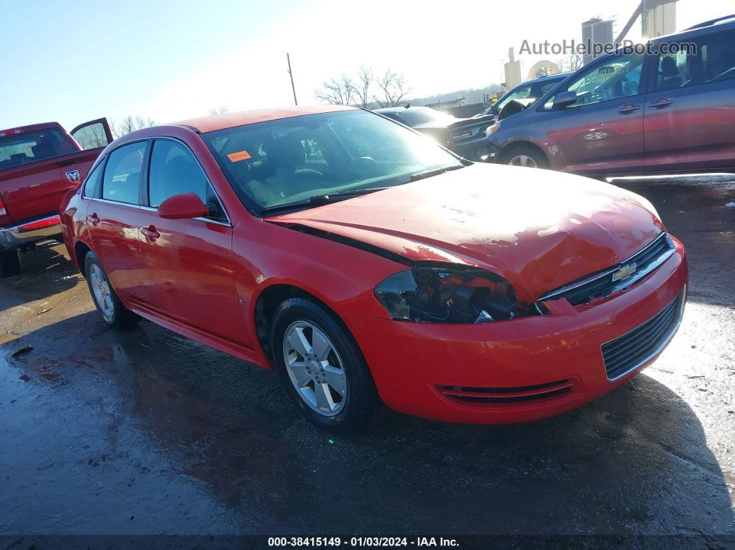 2009 Chevrolet Impala Lt Red vin: 2G1WT57K891133461