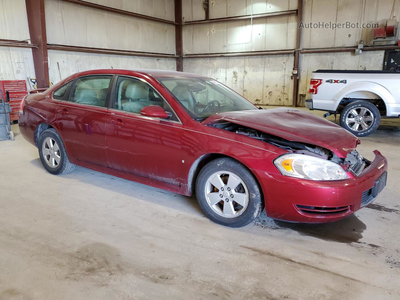 2009 Chevrolet Impala 1lt Бордовый vin: 2G1WT57K891176228