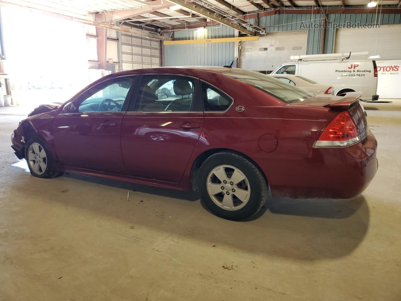 2009 Chevrolet Impala 1lt Burgundy vin: 2G1WT57K891176228